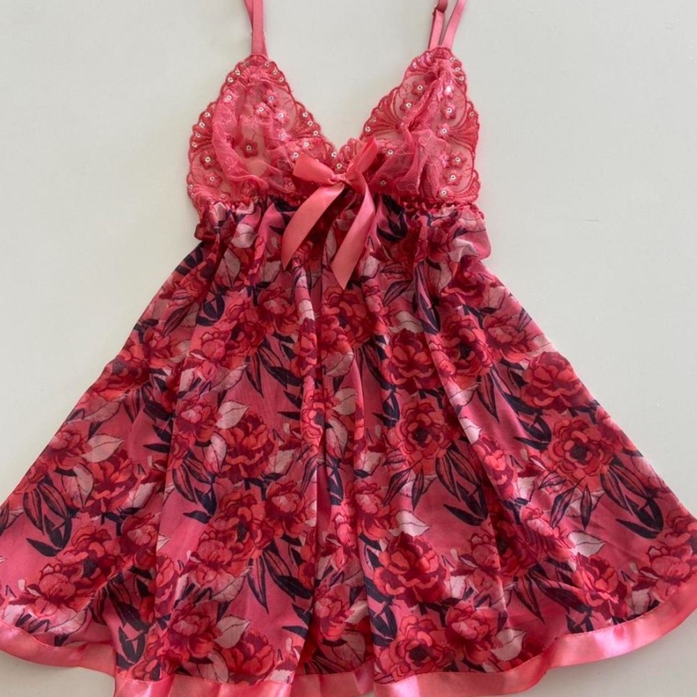 pink sequin lace lingerie